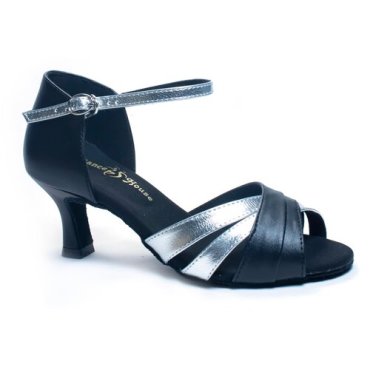 Женская танцевальная обувь Dance House S-19A/Black-Silver, размер 39