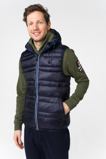 Утепленный жилет Scotch & Soda цв. синий р.S