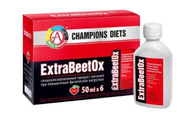 Предтренировочный комплекс ExtraBeetOx, 6 флаконов по 50 мл, Академия-Т
