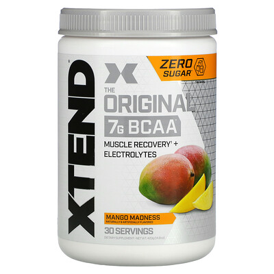Xtend The Original, 7 г аминокислот с разветвленной цепью (BCAA), со вкусом манго, 420 г (14,8 унции)