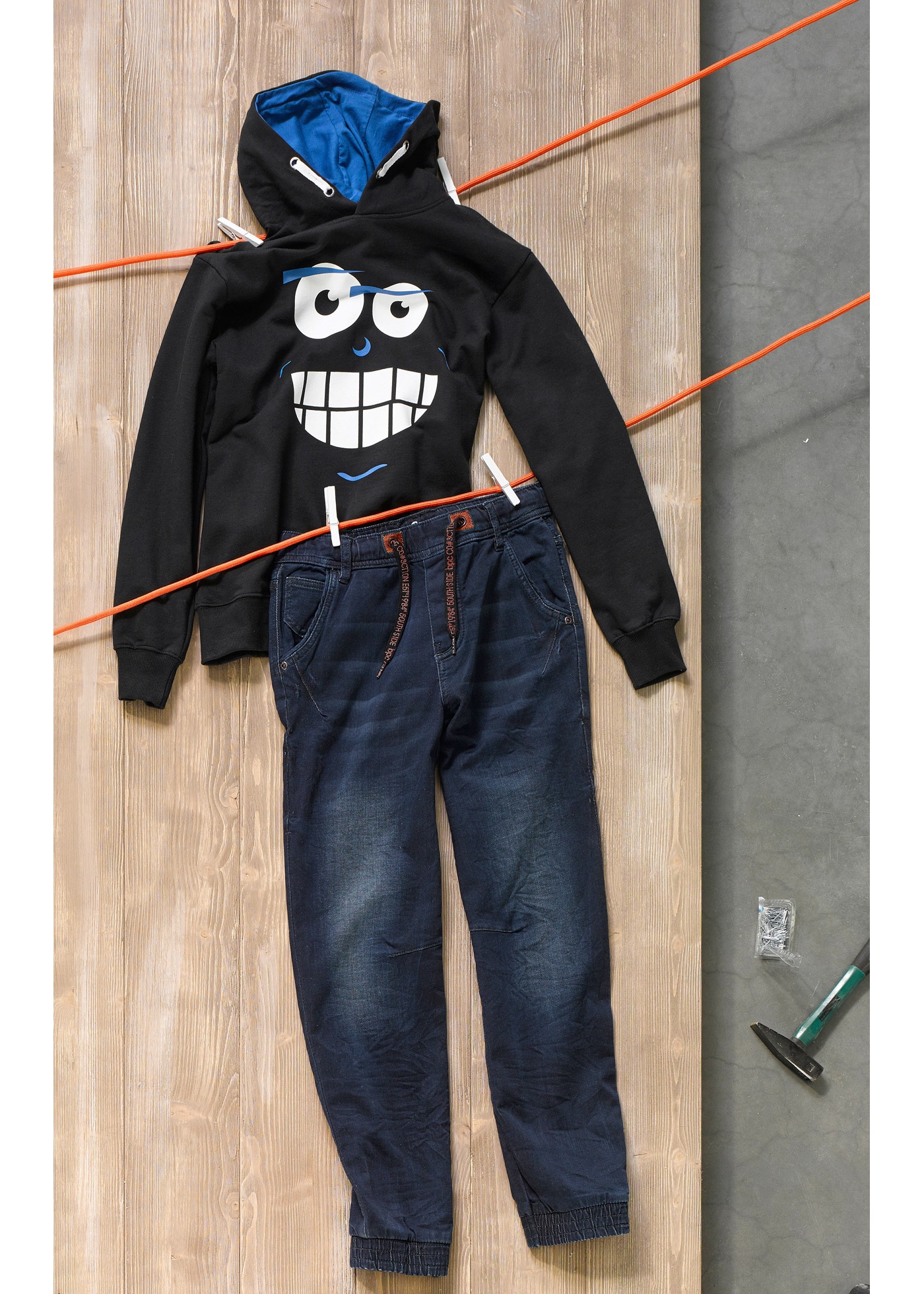 Джинсы трикотажные Regular Fit bonprix