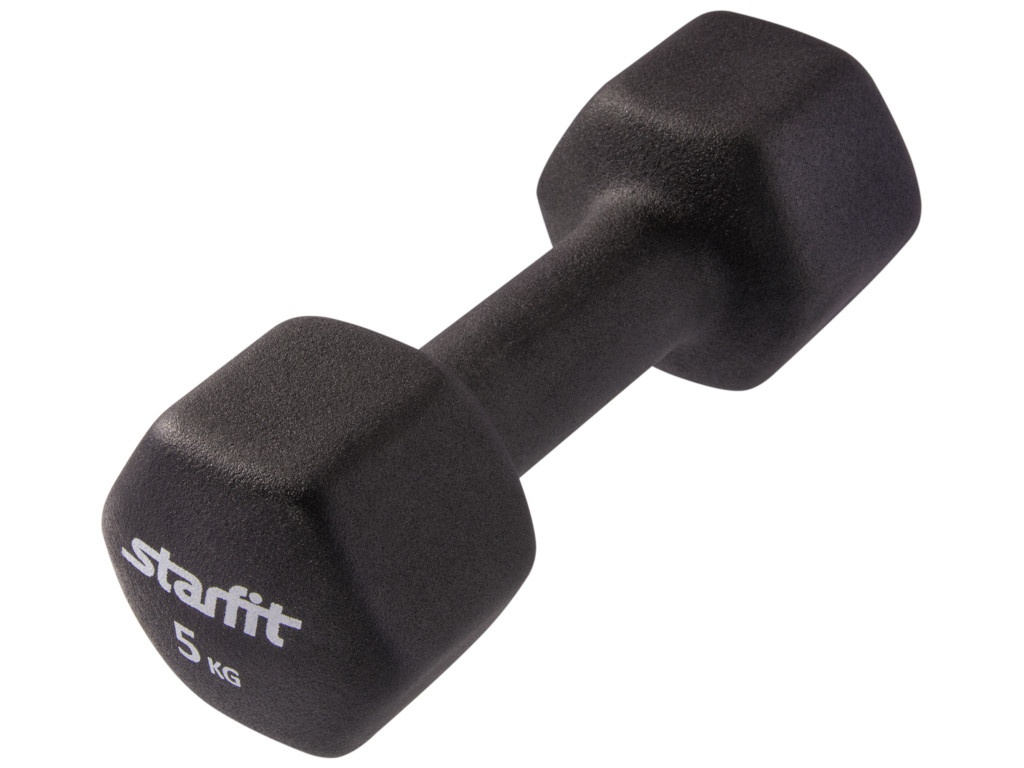 Гантель Starfit DB-201 5kg Black УТ-00009074