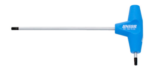 Ключ с профилем UNIOR TORX с рукояткой, TX 25, 193TX
