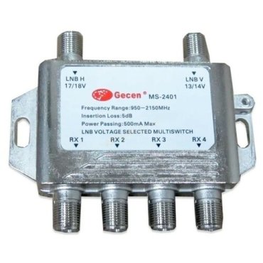 Спутниковый радиальный мультисвитч Gecen MS-2401 (2x4)