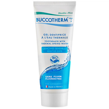 Зубная гель-паста BuccoTherm для чувствительных десен без фтора с термальной водой 75 мл