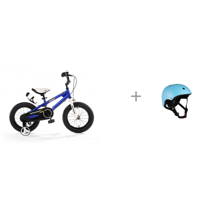 Maxiscoo Шлем детский MSC-H09200 и велосипед Royal Baby Freestyle Steel 16