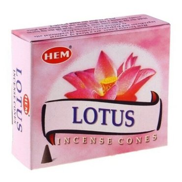 Благовония конусы Лотос ХЕМ (HEM Lotus)