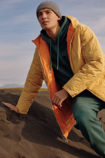 Куртка мужская Finn Flare FWB21015 синяя 3XL