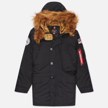 Парка мужская Alpha Industries MJN49503C1-001 черная S