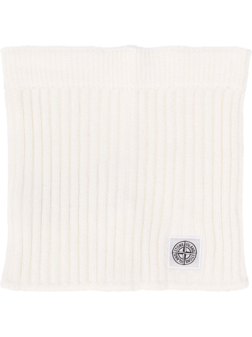 Stone Island Junior снуд в рубчик с логотипом