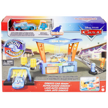 Автотрек Mattel Cars Диноко автомойка