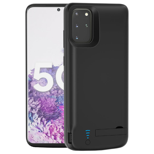 Чехол- бампер MyPads для Samsung Galaxy S20FE (Fun Edition) SM- G780F 2020 с мощной батарей- аккумулятором на 5000 mAh черный