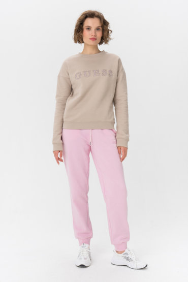 Спортивные брюки женские Guess O1GA04K68M1 коричневые 46 RU
