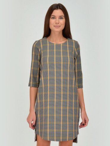 Платье женское 1001dress VI00080 серое 50 RU