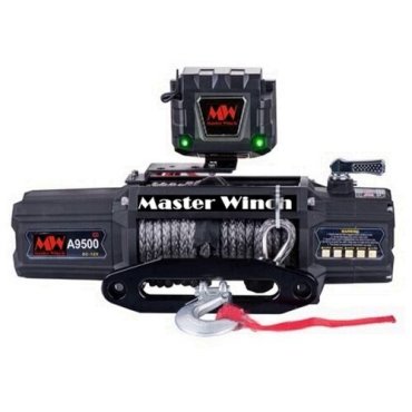 Лебедка автомобильная электрическая с синтетическим тросом MW A 9500s 12v Master Winch
