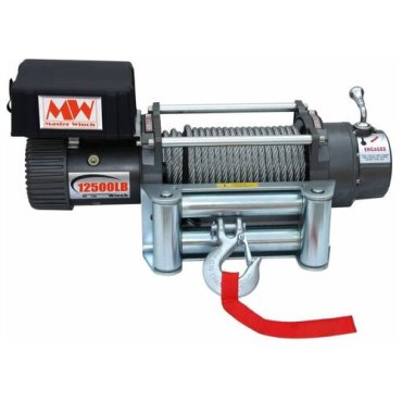 Лебедка автомобильная электрическая с синтетическим тросом MW E12500S Master Winch