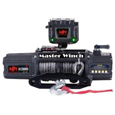Лебедка автомобильная электрическая с синтетическим тросом MW A 12000s 12v Master Winch