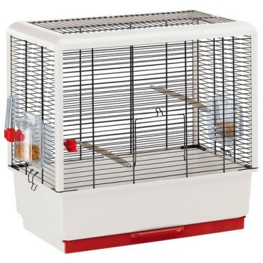 Клетка Ferplast Piano 3 50х30х52.5см черный/белый