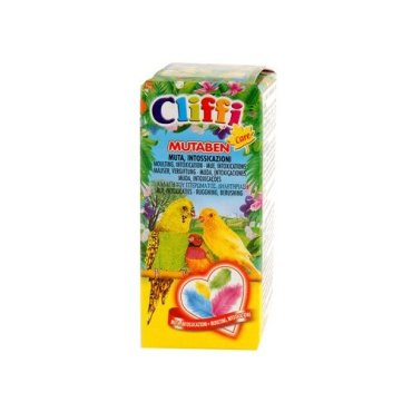 Cliffi (Италия) Витамины для птиц в период линьки, капли (Mutaben) PCOS007, 0,025 кг (2 шт)
