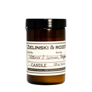 Zielinski&Rozen Zielinski&Rozen Свеча «Ветивер, Лимон, Бергамот» 125 гр