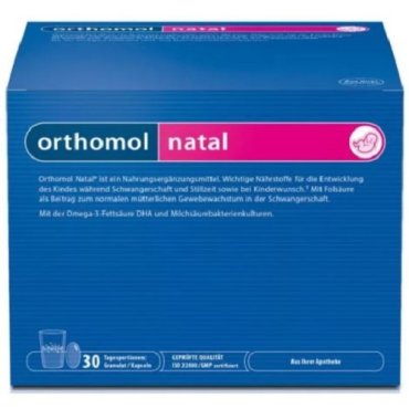 Orthomol ОРТОМОЛЬ Натал саше двойное №30 (Orthomol, Витаминно-минеральный комплекс)