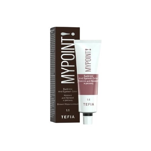 Tefia MyPoint Eyebrow And Eyelash Color 25мл коричневый