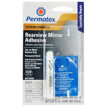 Клей PERMATEX для зеркала заднего вида 0.3мл+0.6мл
