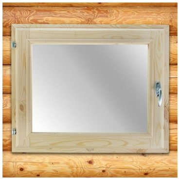 Окно. 50*60см. двойное стекло. из хвои