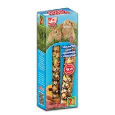 SupexMix Лакомства для кроликов Seven с овощами 220гр