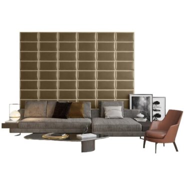 Мягкие панели Eco Leather Gold 30 x 60