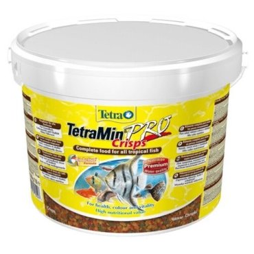 Tetra Min Crisps корм для всех видов рыб в чипсах 10 л