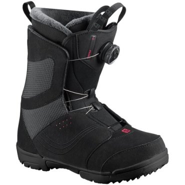 Сноубордические ботинки Salomon Pearl Boa 7.5 / 25.5, black
