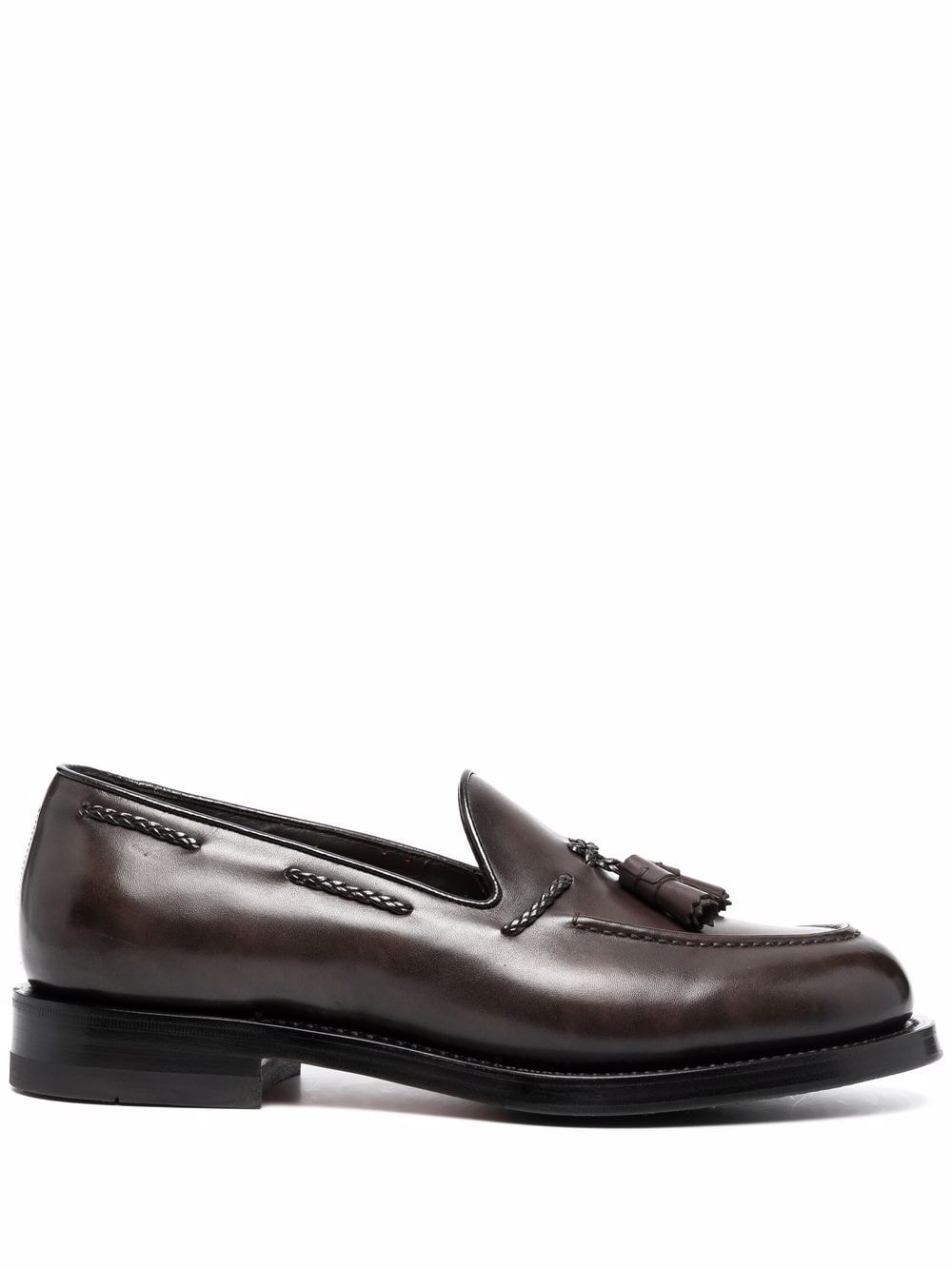 Santoni лоферы с кисточками