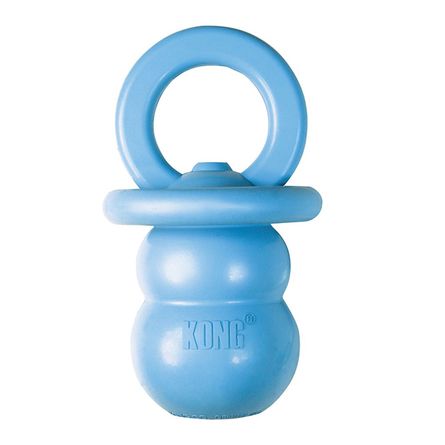 Kong Binkie Игрушка для щенков, каучук, размер S, розовый/голубой