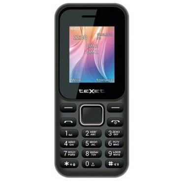 Телефон teXet TM-123, черный