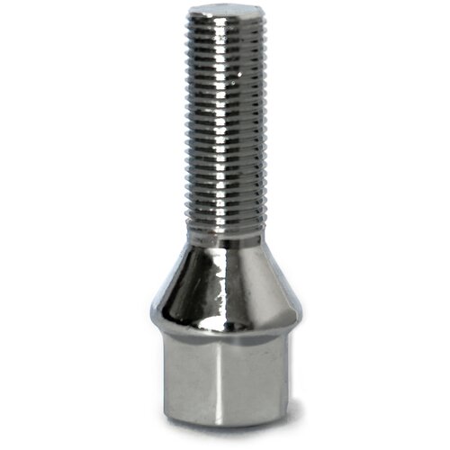 LS Болт М12х1,25 (58х33) колеса Хром кл17 (LADA, FIAT, Alfa romeo, PEUGEOT , СItroen), 20шт.