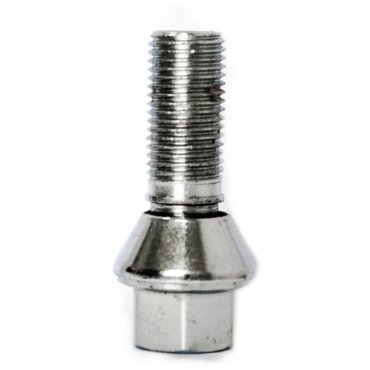 LS Болт М14х1,5 (55/28) колеса Хром самоцентрующийся кл17 (BMW, Scoda, Volkswagen, Porsche), 20 шт.