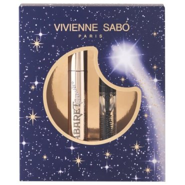 Vivienne Sabo Набор: Тушь Cabaret premiere тон 01, гель для бровей Fixateur тон 02