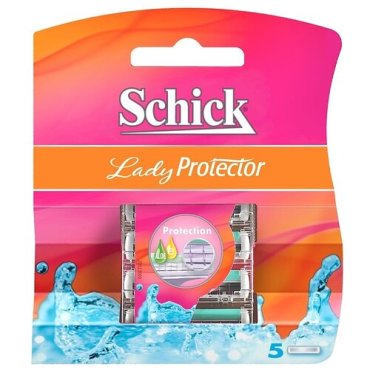 Сменные лезвия Schick Lady Protector сменные кассеты 5 шт.