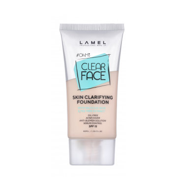 Тональный крем Lamel Professional OhMy Clear Face Foundation т.401