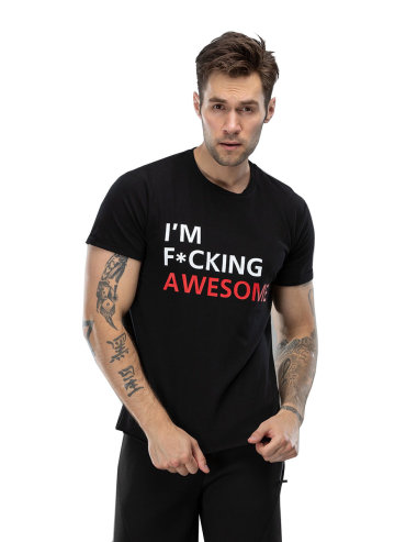 Футболка Fifty FA-MT-0104, black, L INT