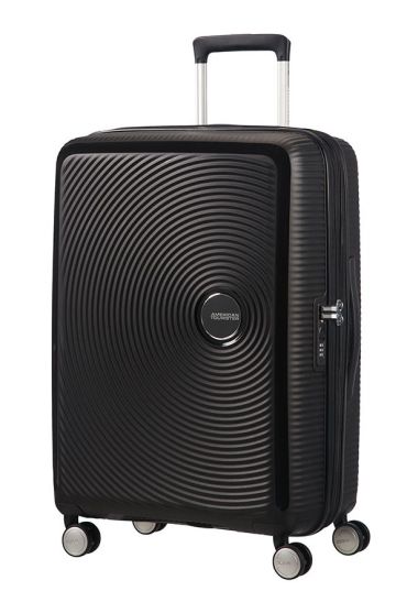 Чемодан унисекс American Tourister 32G-09002 bass black, 46.5х29х67 см