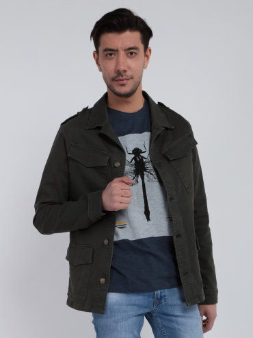 Куртка мужская A passion play SQ63006 зеленая 3XL