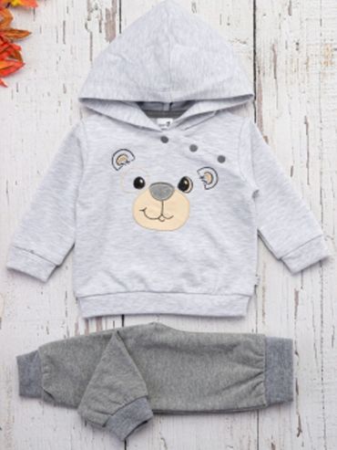 Комплект для мальчиков BABYZ 6147-01 серый 74