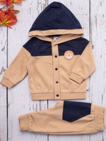 Комплект для мальчиков BABYZ 6143-01 бежевый 74
