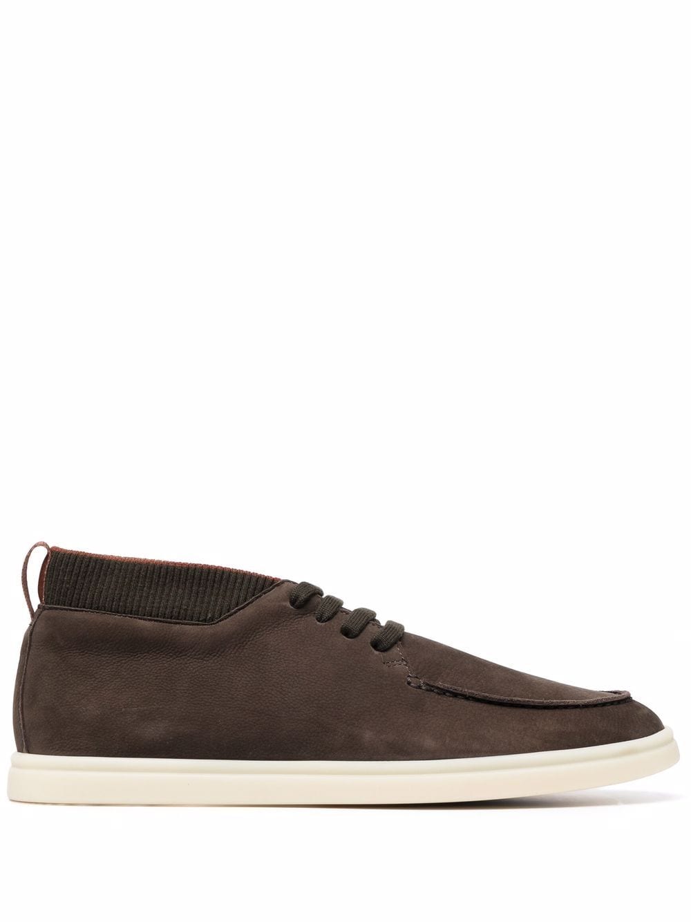 Loro Piana lace-up leather ankle boots