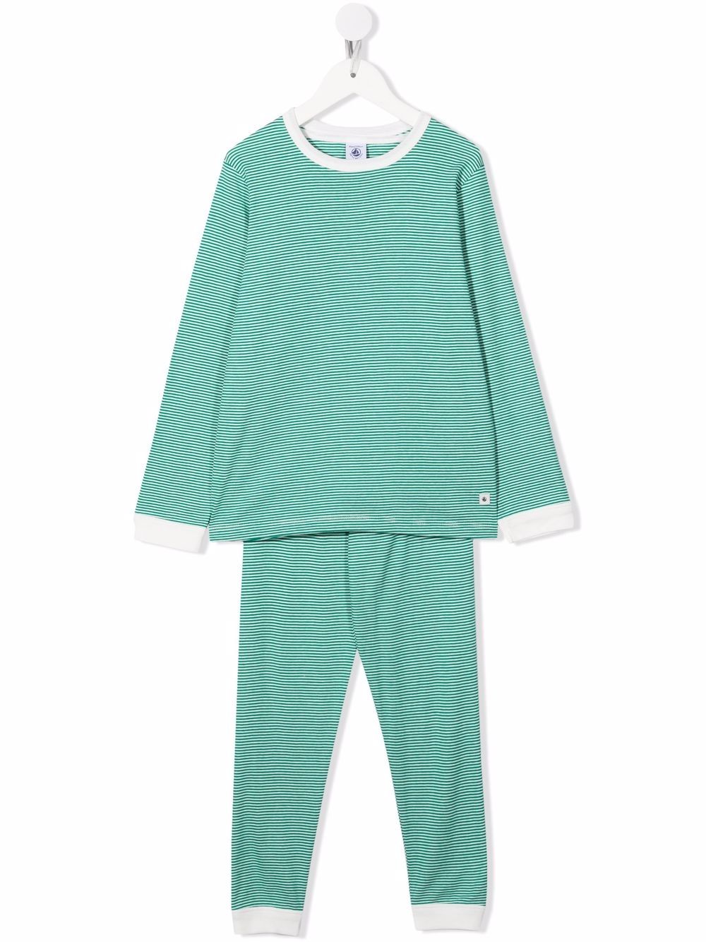 Petit Bateau пижама в полоску
