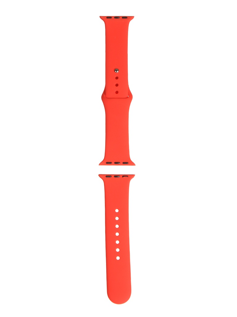 Аксессуар Ремешок mObility для APPLE Watch S3 / S4 / S5 SE / S6 38-40mm Nylon MB Official Red УТ000027895