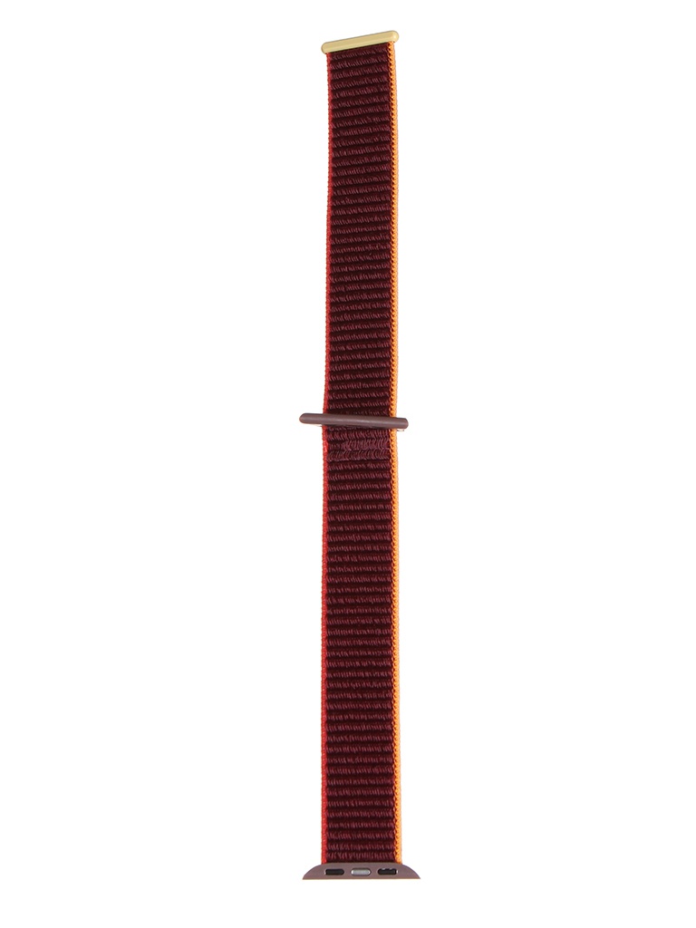 Аксессуар Ремешок mObility для APPLE Watch S3 / S4 / S5 SE / S6 38-40mm Nylon MB Wild Plum Pink-Orange УТ000027919