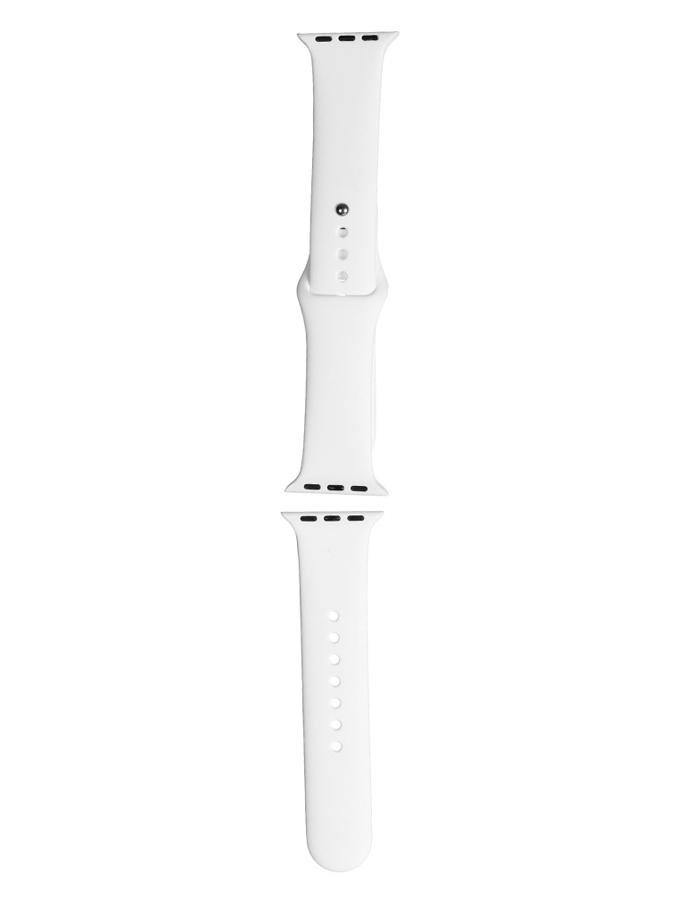 Аксессуар Ремешок mObility для APPLE Watch S3 / S4 / S5 SE / S6 38-40mm Nylon MB White УТ000027894